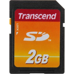 1 pcs - Transcend 2 GB SD SD Card, Class 1