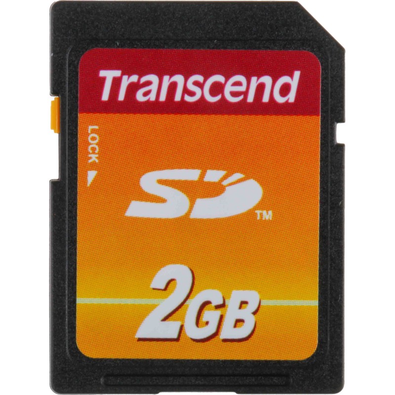 1 pcs - Transcend 2 GB SD SD Card, Class 1