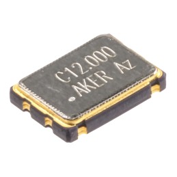 1 pcs - AKER, 12MHz Clock Oscillator, ±50ppm HCMOS, 4-Pin SMD S75005-12.000-X-15