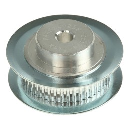 1 pcs - RS PRO Timing Belt Pulley, Aluminium, Zinc Plated Steel 6.4mm Belt Width x 2mm Pitch, 44 Tooth