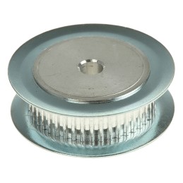 1 pcs - RS PRO Timing Belt Pulley, Aluminium, Zinc Plated Steel 6.4mm Belt Width x 2mm Pitch, 44 Tooth