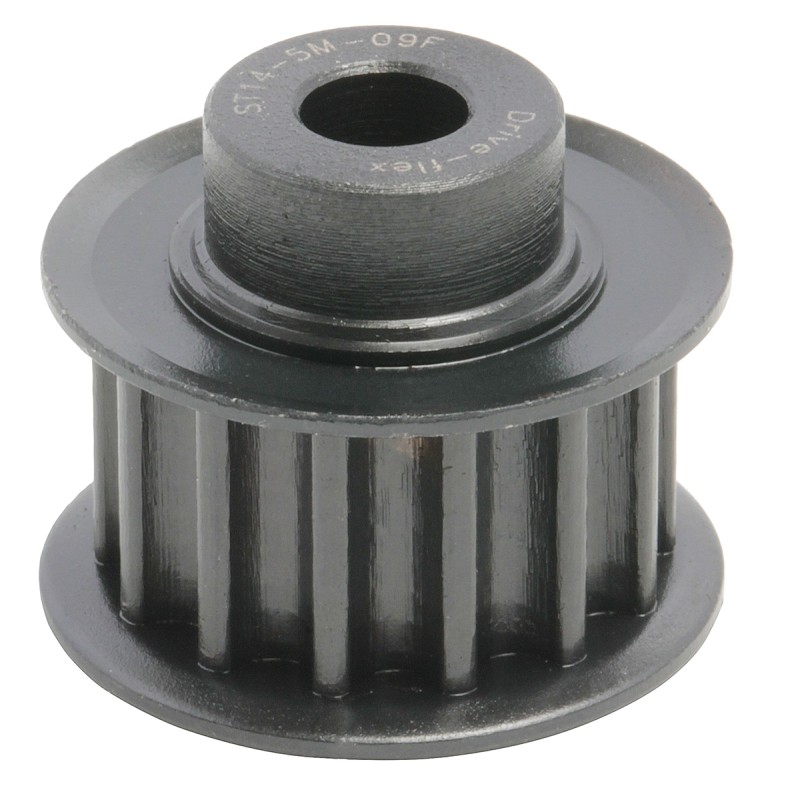 1 pcs - RS PRO Timing Belt Pulley, Steel 9mm Belt Width x 5mm Pitch, 14 Tooth