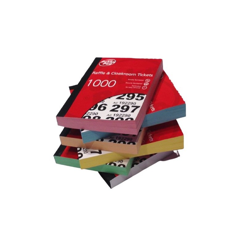 1 pcs - Pukka Pads Raffle Ticket Label Sheet