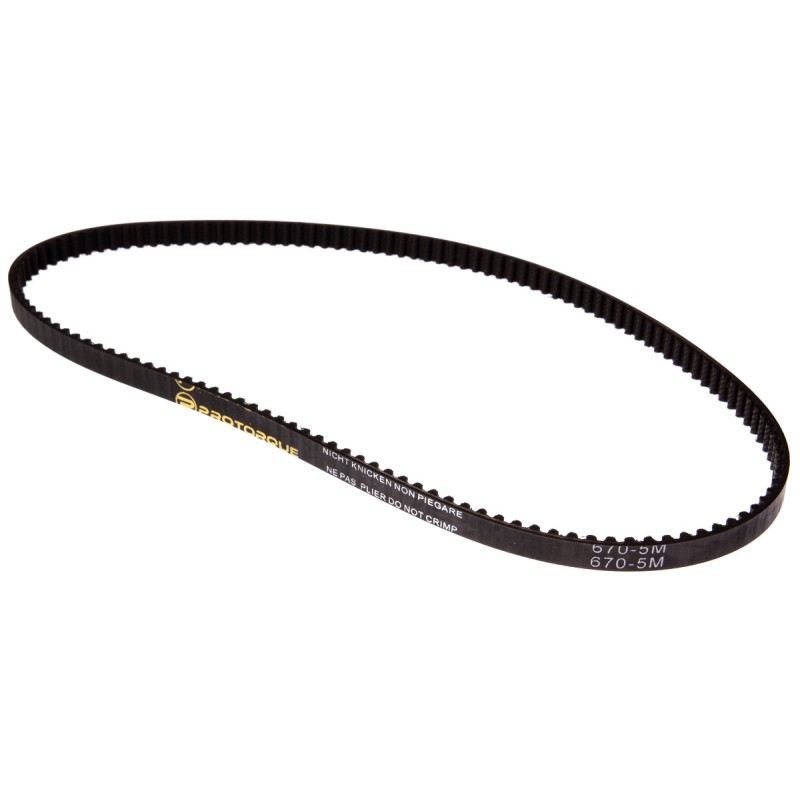 1 pcs - RS PRO Timing Belt, 134 Teeth, 670mm Length, 9mm Width