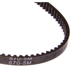 1 pcs - RS PRO Timing Belt, 134 Teeth, 670mm Length, 9mm Width
