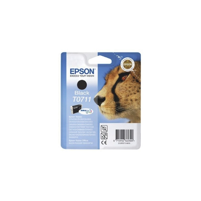 1 pcs - Epson T0711 Black Ink Cartridge