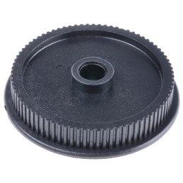 1 pcs - RS PRO Timing Belt Pulley, Glass Filled PC 6mm Belt Width x 2mm Pitch, 80 Tooth