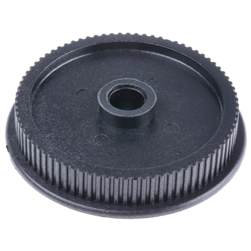 1 pcs - RS PRO Timing Belt Pulley, Glass Filled PC 6mm Belt Width x 2mm Pitch, 80 Tooth