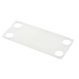 1 Bag of 100 - HellermannTyton IT Cable Tie Cable Markers, Natural, Pre-printed '-0'