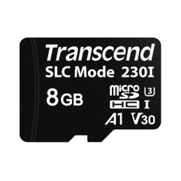 1 pcs - Transcend 8 GB MicroSDHC Micro SD Card, A1, U3, V30