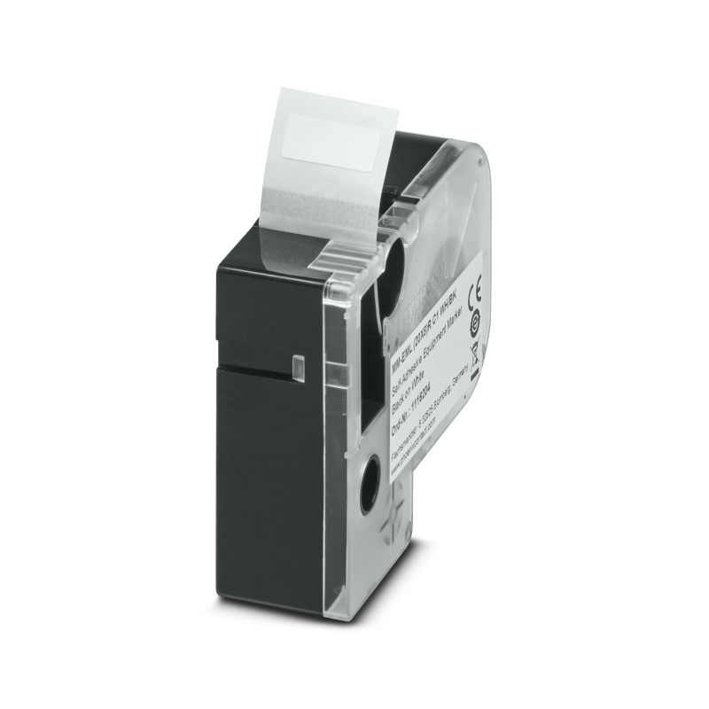 1 pcs - Phoenix Contact MM-EML Black on White Label Printer Tape
