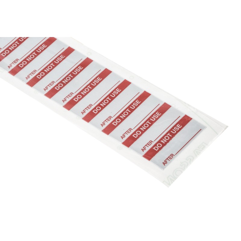 1 Bag of 140 - RS PRO Adhesive Pre-Printed Adhesive Label-Do Not Use-. Quantity: 140