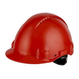 1 pcs - 3M Peltor Uvicator G3000 Red Safety Helmet , Ventilated
