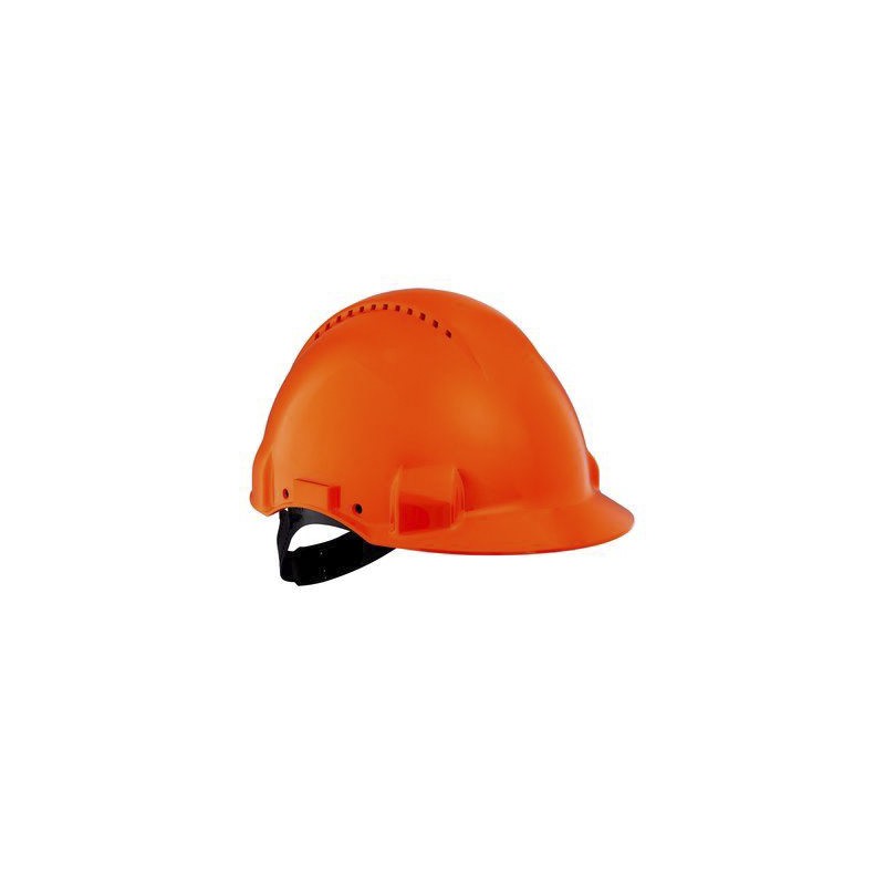 1 pcs - 3M Peltor Uvicator G3000 Orange Safety Helmet , Ventilated