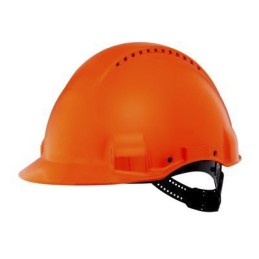1 pcs - 3M Peltor Uvicator G3000 Orange Safety Helmet , Ventilated