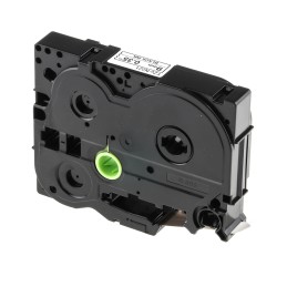 1 pcs - Brother Black on White Label Printer Tape, 8 m Length, 9 mm Width