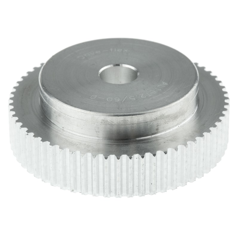 1 pcs - RS PRO Timing Belt Pulley, Aluminium 6mm Belt Width x 2.5mm Pitch, 60 Tooth