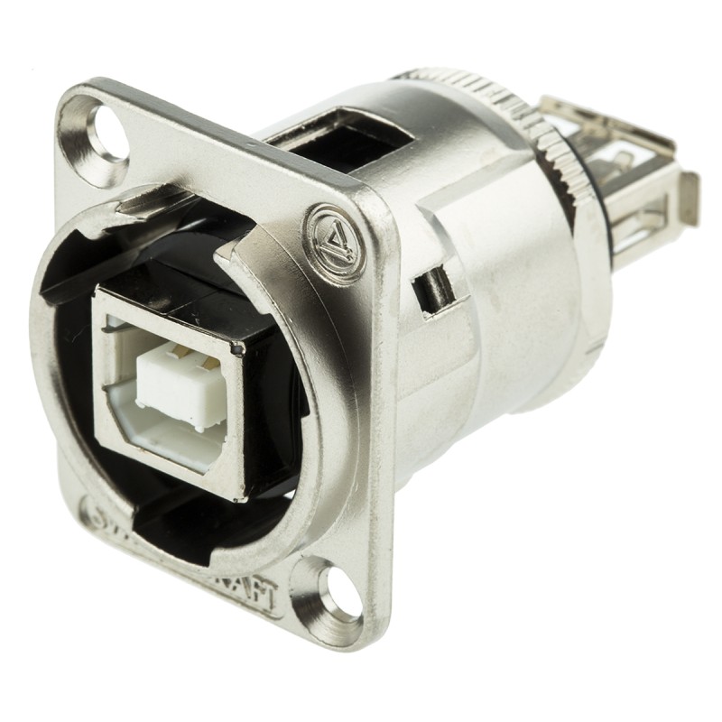 1 pcs - Switchcraft USB A Female to USB B Female Adapter