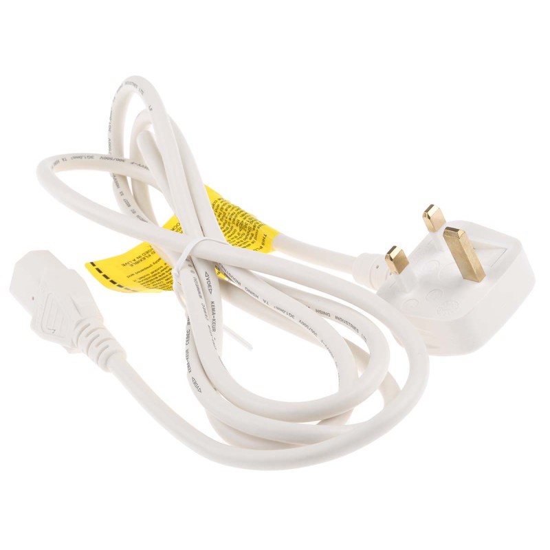 1 pcs - RS PRO IEC C13 Socket to Type G UK Plug Power Cord, 2m