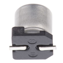 25 pcs - Panasonic 10μF Surface Mount Polymer Capacitor, 20V dc