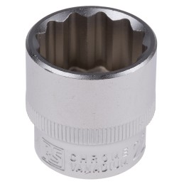 1 pcs - RS PRO 3/8 in Drive 22mm Standard Socket, 12 point
