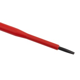 1 pcs - RS PRO Slotted Insulated Screwdriver, 3 x 0.5 mm Tip, 100 mm Blade, VDE/1000V, 190 mm Overall