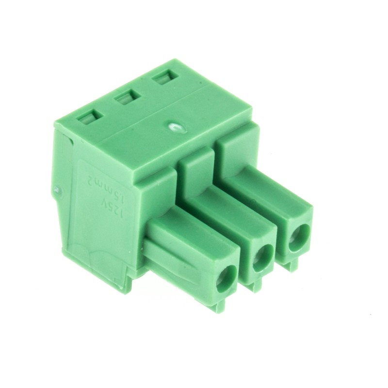 5 pcs - Phoenix Contact 3.81mm Pitch 3 Way Pluggable Terminal Block, Plug, Cable Mount, Screw Termination