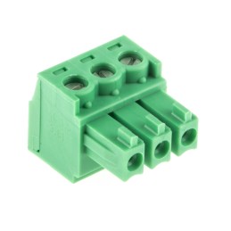 5 pcs - Phoenix Contact 3.81mm Pitch 3 Way Pluggable Terminal Block, Plug, Cable Mount, Screw Termination