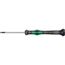 1 pcs - Wera Ball End Hexagon Precision Screwdriver, 2 mm Tip, 60 mm Blade, 157 mm Overall