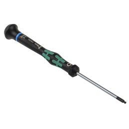 1 pcs - Wera Ball End Hexagon Precision Screwdriver, 2 mm Tip, 60 mm Blade, 157 mm Overall