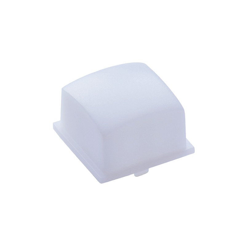 10 pcs - MEC White Tactile Switch Cap for 5G Series, 1TS16