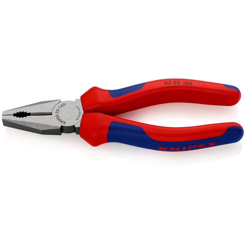 1 pcs - Knipex Combination Pliers, 160 mm Overall, Straight Tip