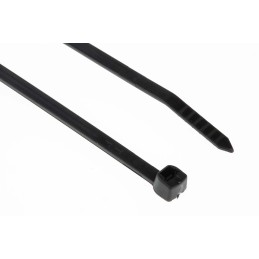 1 Bag of 100 - Thomas & Betts Cable Ties, 188mm x 4.8 mm, Black Nylon, Pk-100