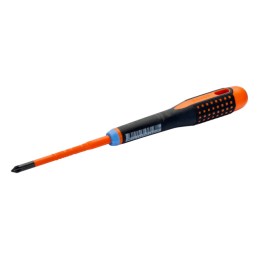 1 pcs - Bahco Slotted Insulated Screwdriver, PZ1-PZ2 Tip, VDE/1000V