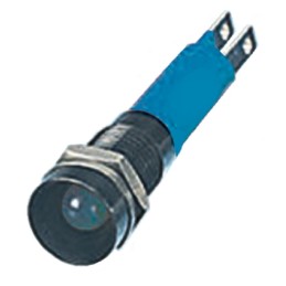 1 pcs - CML Innovative Technologies Blue Panel Mount Indicator, 12V, 8mm Mounting Hole Size