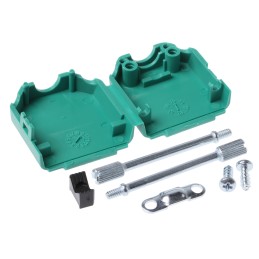 5 pcs - MH Connectors MHDPPK-SLIM Series Polyamide D Sub Backshell, 9 Way, Strain Relief