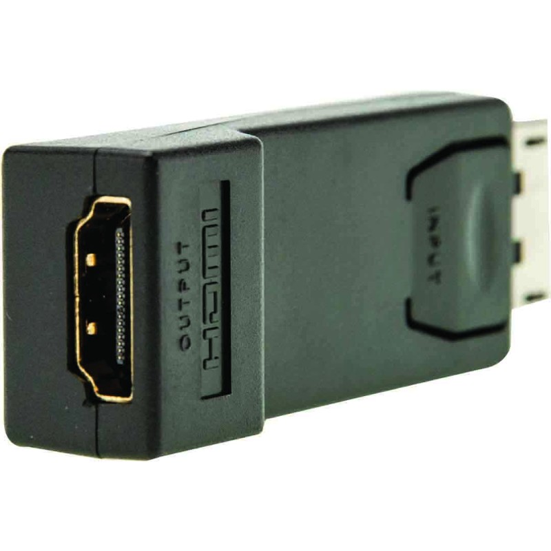 1 pcs - DISPLAY PORT MALE TO HDMI FEMALE ADAPTOR