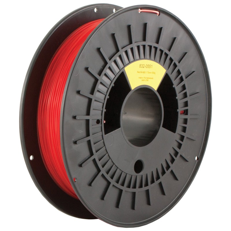 1 pcs - RS PRO 1.75mm Red M-ABS 3D Printer Filament, 500g