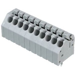 5 pcs - Wago 250 Series PCB Terminal Strip, 10-Pole, Female, 10-Way, PCB Mount, 10 (CSA) A, 5 (UL) A, 8 (IEC/EN 60664-1) A