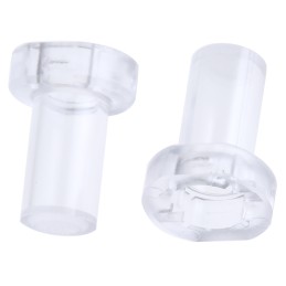 10 pcs - MEC Clear Modular Switch Cap for Use with 3F Series Push Button Switch