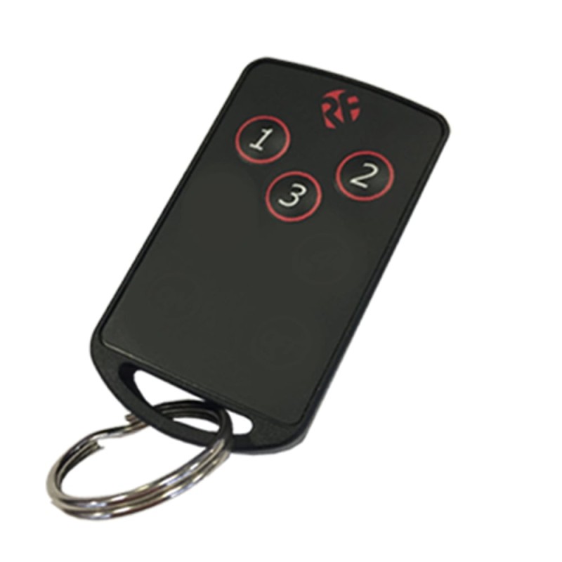 1 pcs - RF SolutionsFOBLOQA-4T3 3 Button Remote Key, 433MHz
