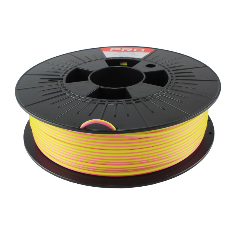 1 pcs - RS PRO 2.85mm Pink/Yellow PLA Magic 3D Printer Filament, 300g