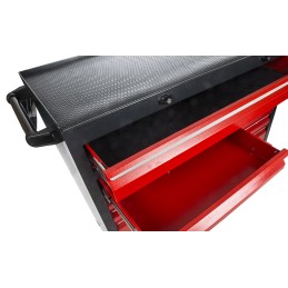 1 pcs - RS PRO 11 drawer Steel Wheeled Tool Chest, 985mm x 450mm x 1085mm