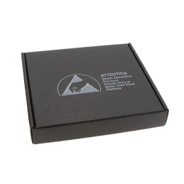 1 pcs : Conductive Containers, Inc. IC5055 - Card Carrier Shipping 5.75' L x 5.75' W x 0.94' H (146.1mm x 146.1mm x 23.8mm)