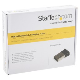 1 pcs - StarTech.com USB 2.0 Bluetooth Adapter Class 1