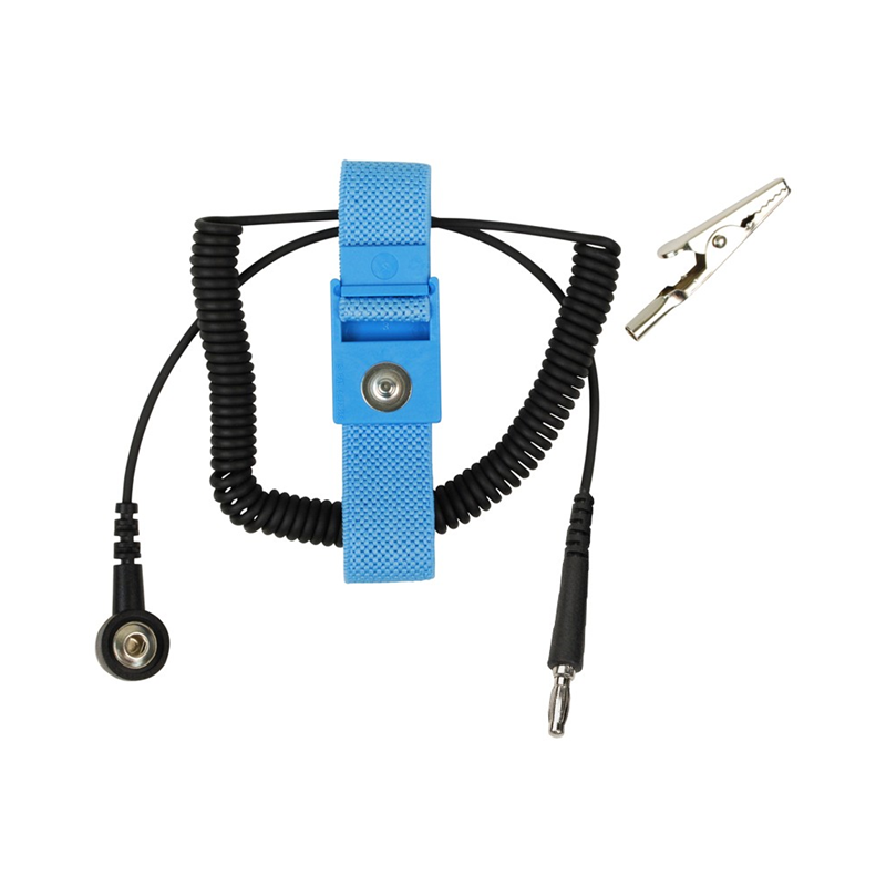 1 pcs : Desco 04563 - Wrist Strap with Cord 6' (1.83m) One Size 1 MOhms Blue