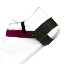 1 pcs : Desco 24724 - Heel Strap One Size 2 MOhms Black, Burgundy