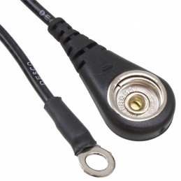 1 pcs : Desco 09818 - Cord (For Mats) 10' (3.05m) 1 MOhms Black