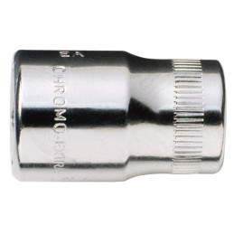 1 pcs - Bahco 1/4 in Drive 7/16in Standard Socket, 6 point, 24.7 mm Overall Length