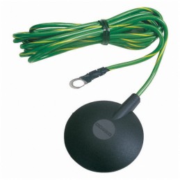 1 pcs : Desco 09814 - Cord (For Mats) 15' (4.57m) Green, Yellow Stripe